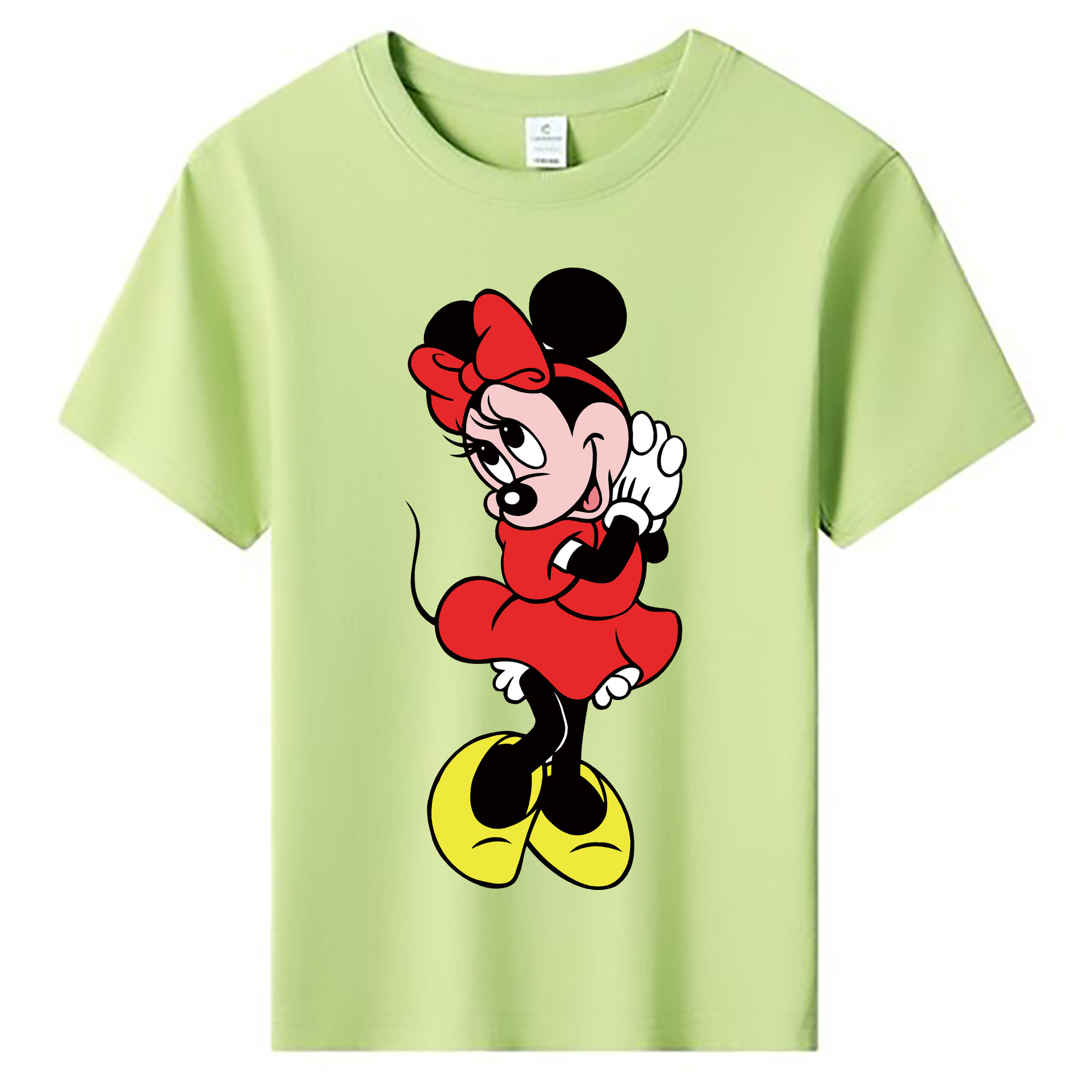 ミッキーマウス Mickey Mouse 綿100％キッズTシャツ（フロントプリント）